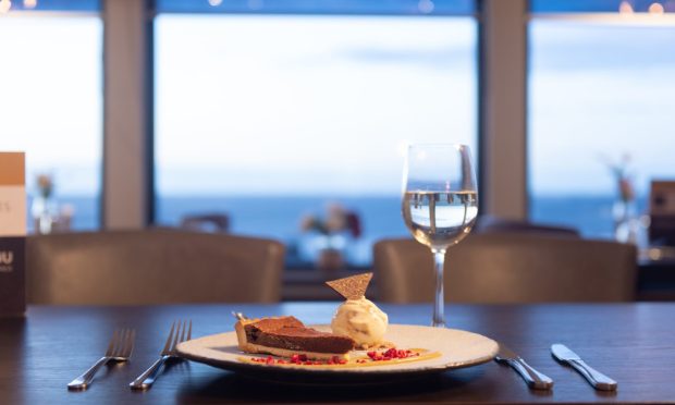 Expect fantastic food and views at The Knowes Hotel. Image: Jason Hedges/DC Thomson