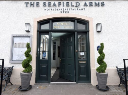 The Seafield Arms Hotel in Cullen.   Image: Sandy McCook/ DC Thomson