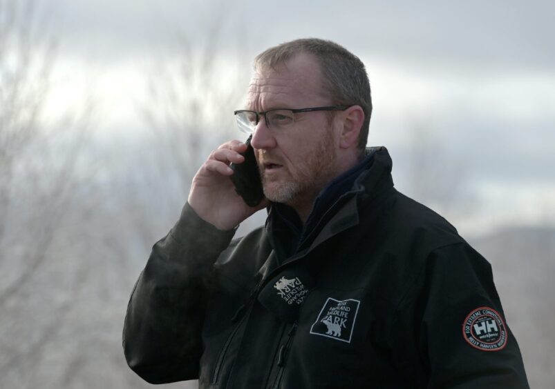 Keith Gilchrist, living collections operations manager at Highland Wildlife Park.