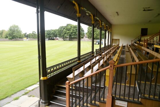 The Northern Meeting Park's Victorian grandstand. Image: Sandy McCook/DC Thomson