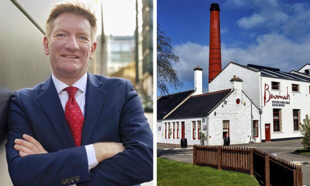 Phillip White, the new chief executive at Gordon & MacPhail, and Benromach Distillery.
