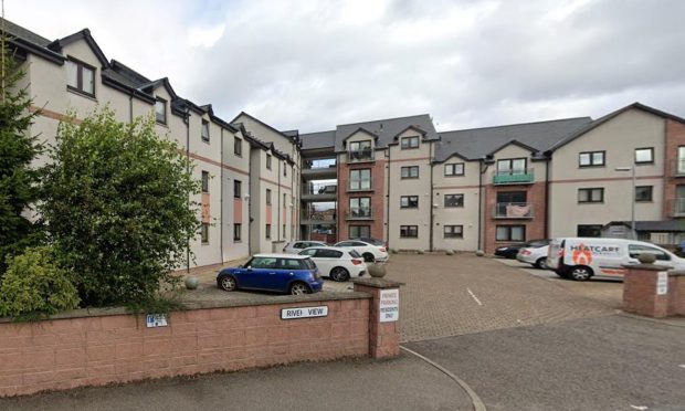 The incident occurred at the Riverview block on Portland Place, Inverness