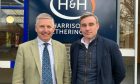 Scott Donaldson, managing director of Harrison and Hetherington, with Denis Barrett, of Denis Barrett Auctions.