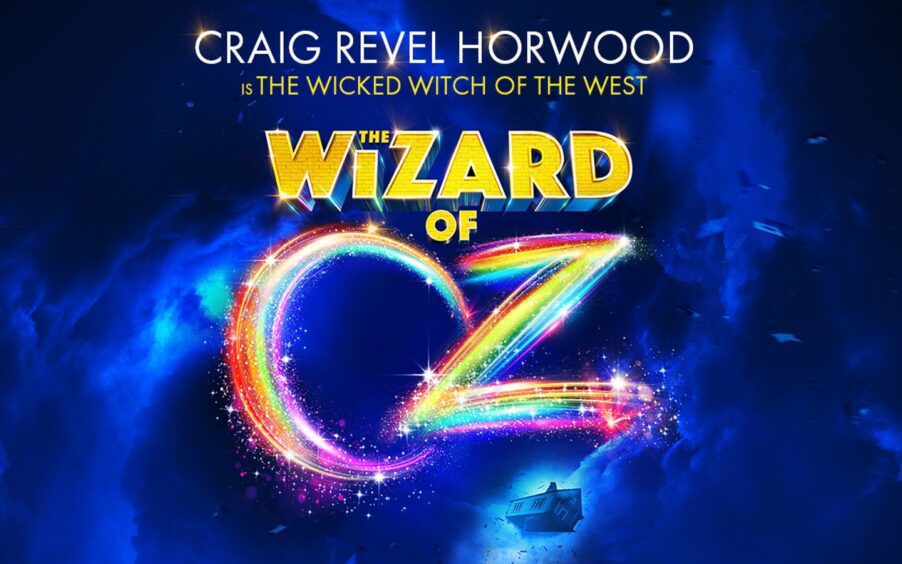 Wizard of Oz poster, which is one of the shows coming to aberdeen in 2024
