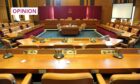An empty Aberdeen City Council chamber could be the future if more elected members decide to work from the comfort of their own home.