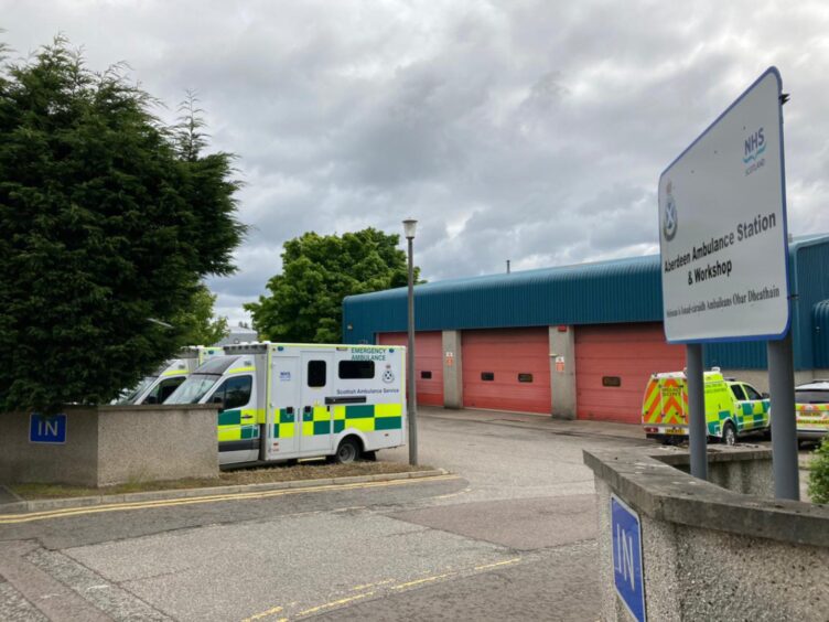 The Aberdeen Ambulance Station and Workshop on Ashgrove Road West