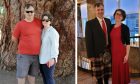 Claire and John Weatheritt, before and after their amazing weight loss. Image: John Weatheritt