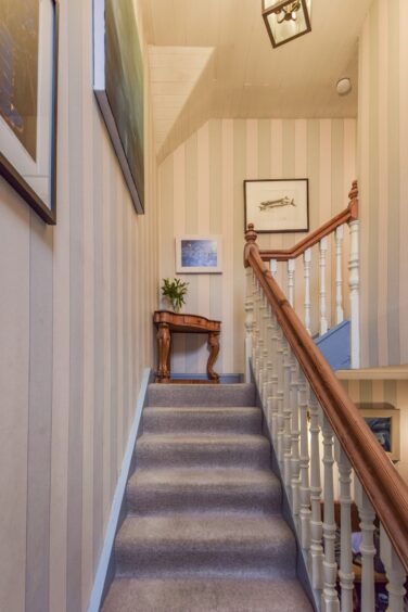 A house on Jimmy Perez's street has hit the market in Lerwick, Shetland. This is a picture of the hallway.