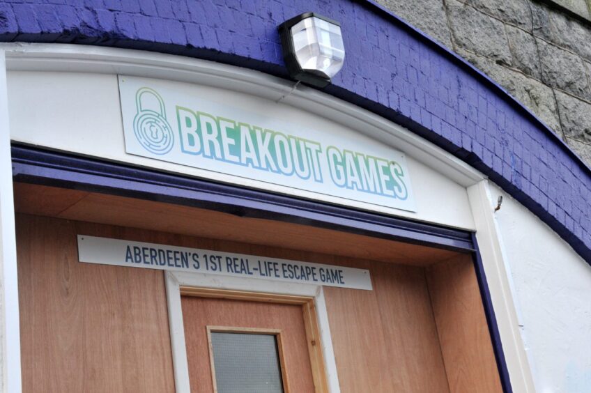 Breakout Games, Aberdeen.