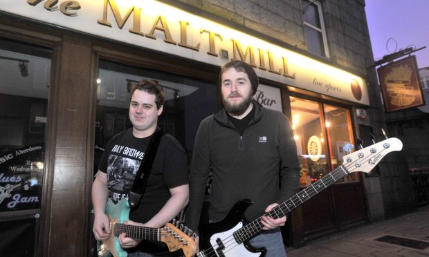 Former Malt Mill bosses Gav Bassett and David McGhie, seen here in 2015.
