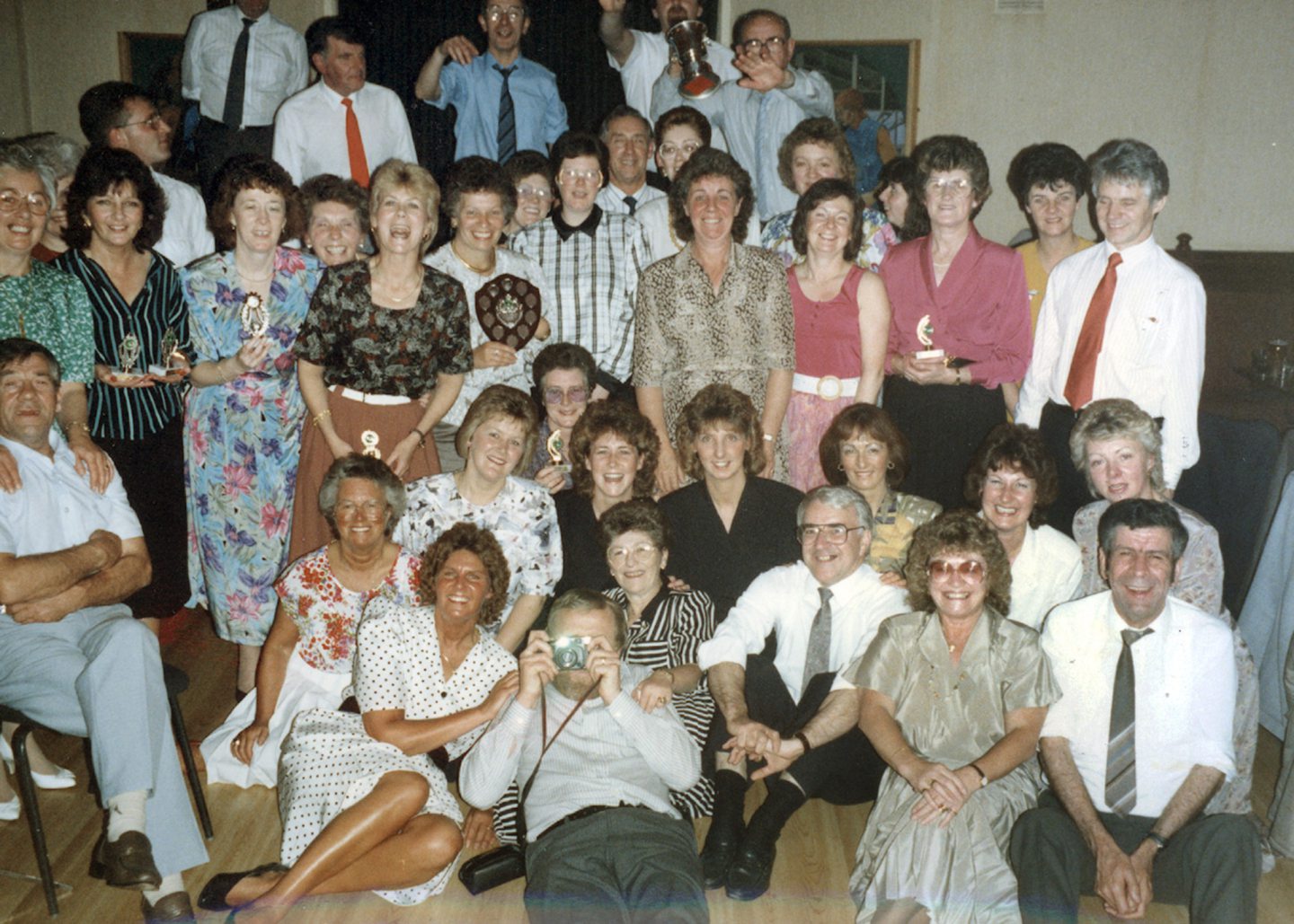 Members of the Marks and Spencer Bowling Club