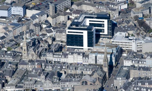 The student flats would be built in the car park of the four-storey Amicable House offices, in front of the Union Plaza development