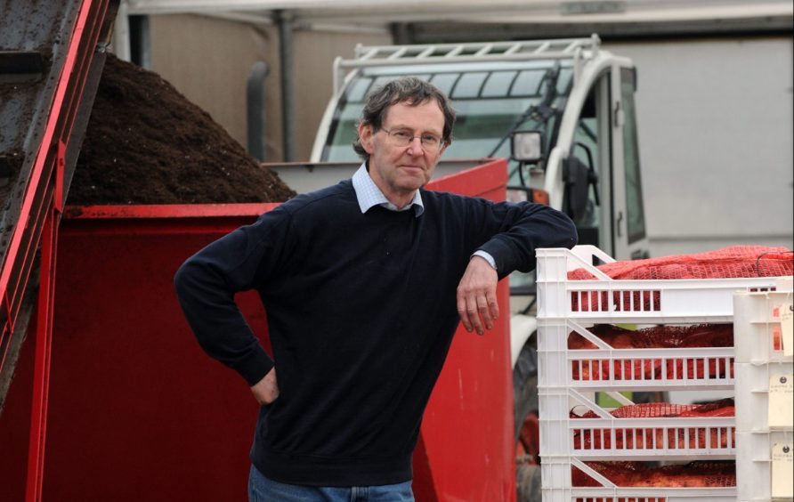 Colin Blackhall, director of TLC Potatoes in Banchory in 2010.