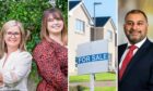 Laura Mearns & Ali Clark from Northwood and Faisal Choudry from Savills are among those giving their property predictions. Image: Supplied by Northwood, Savills & DC Thomson.