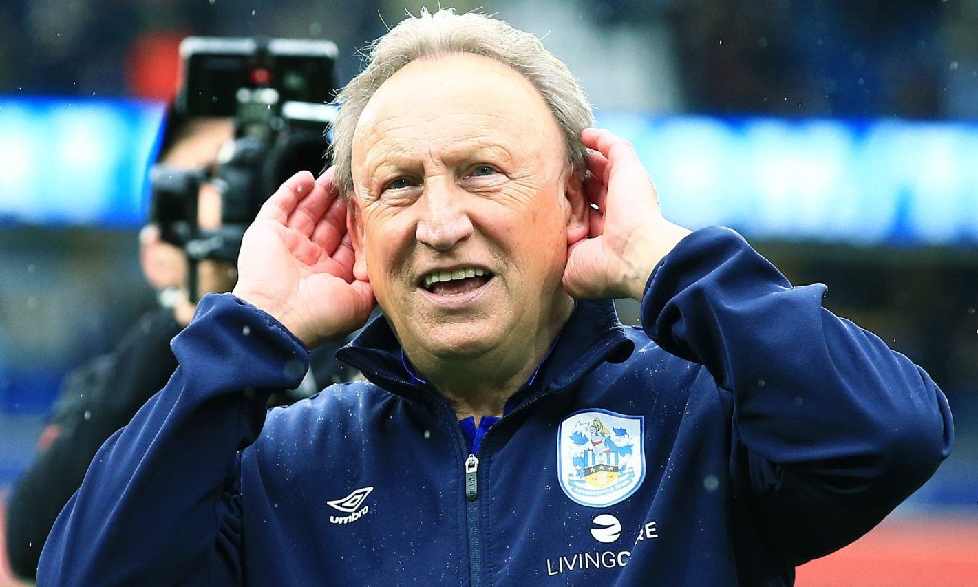 Neil Warnock during his most recent spell in charge of Huddersfield Town, which ended in September. 