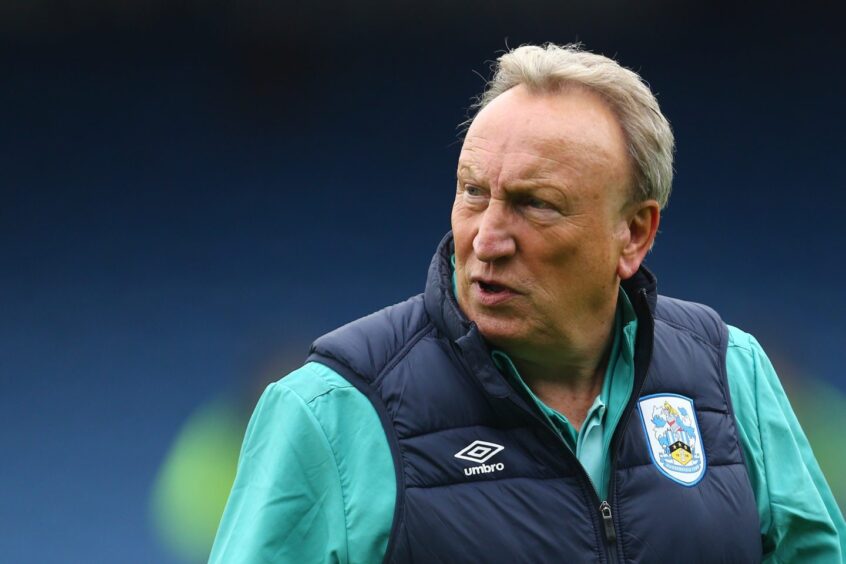 Neil Warnock during his most recent stint in charge of Huddersfield Town. 