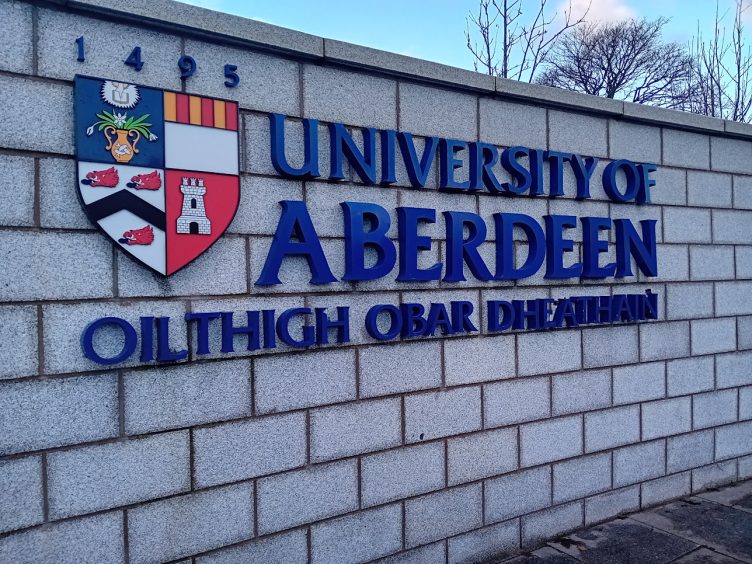 University of Aberdeen sign