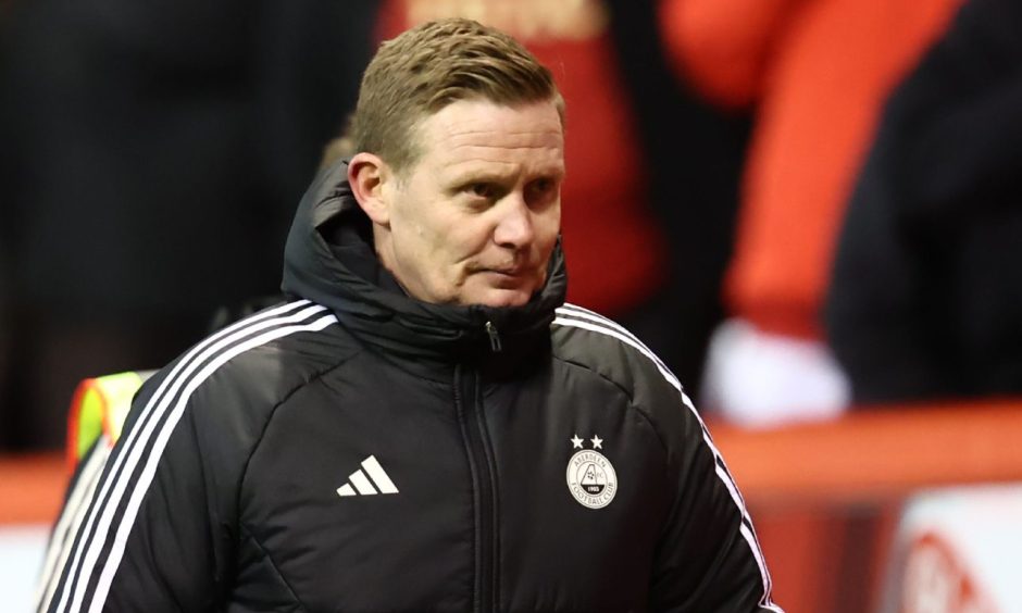 Barry Robson was sacked as Aberdeen manager.