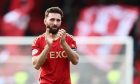 Aberdeen captain Graeme Shinnie during the 1-1 draw with Celtic.