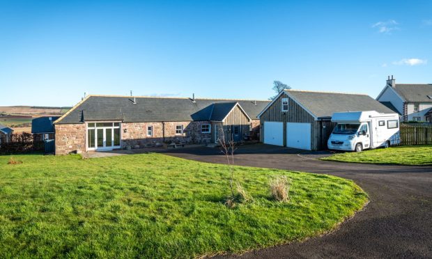 Three-bedroom 2 Thornylea Steading was completed by Peterkin Homes in 2013.