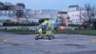 The young girl was flown to the children's hospital on Tuesday. Image: DC Thomson