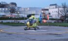 The young girl was flown to the children's hospital on Tuesday. Image: DC Thomson