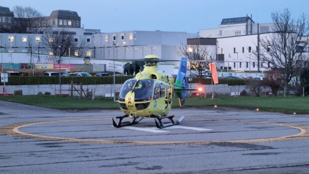 Richard Forte was working as a reservist with SCAA when the charity flew into Hazlehead Park to announce it would base its second aircraft in Aberdeen.