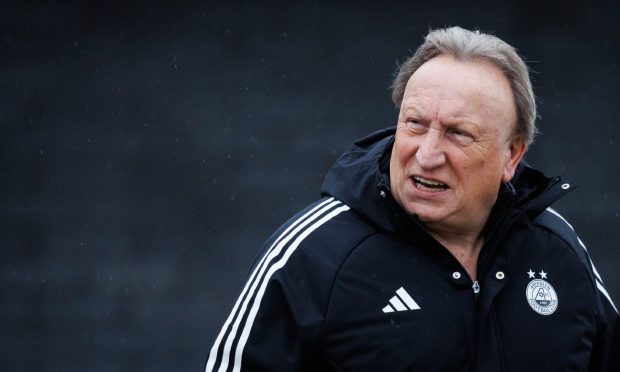 Aberdeen interim manager Neil Warnock.