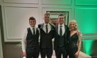 Cammy Pearson (second left) has ben named locally as one of the men who died in the South Deeside Road crash.