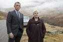 Skyfall Judi Dench and Daniel Craig in Glencoe