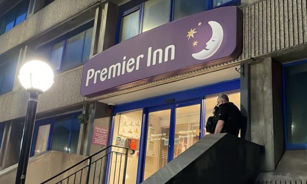 A man has been arrested and charged following yesterday's incident at the city centre's Premier Inn. Image: Ben Hendry/DCT Media