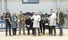 The Aberdeen-Angus championship was won by June Barclay of the Harestone herd, with Neil and Mark Wattie from Tonley in reserve.
