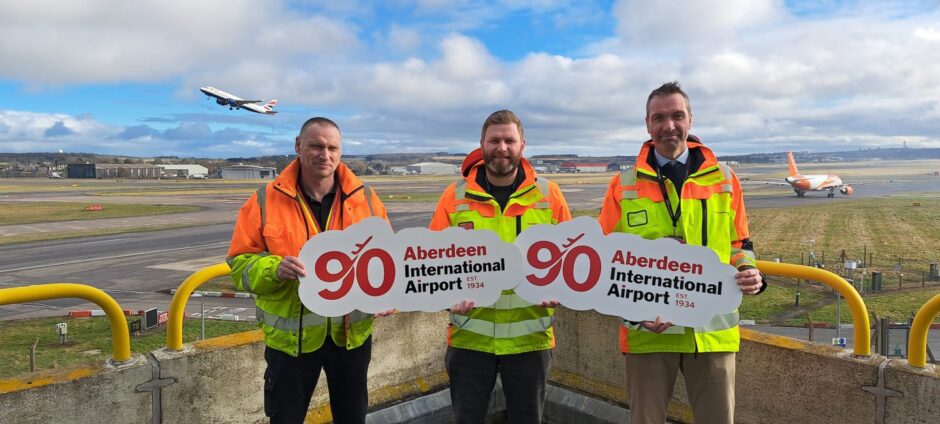 Aberdeen Airport staff.