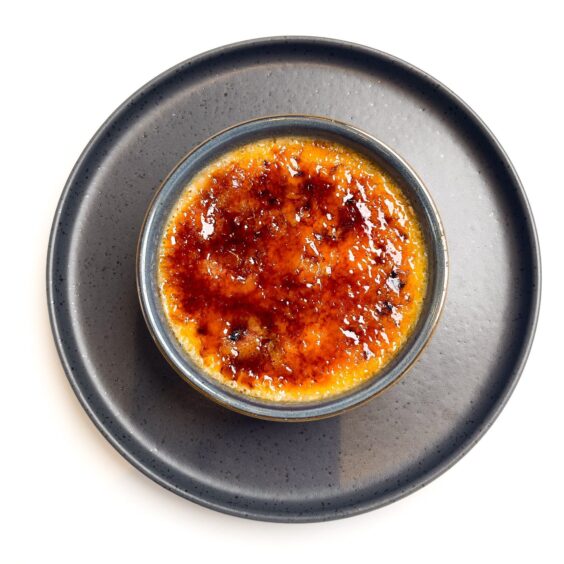 The creme brulee was a triumph at The Chester Hotel.