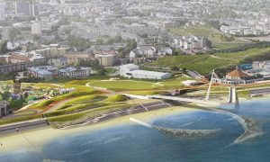 Work has officially begun on the multi-million-pound makeover of Aberdeen beach: Aberdeen City Council.