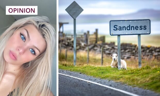 Shetland has been shaken by the death of Claire Leveque in Sandness. Images: Facebook and Marcin Kadziolka/Shutterstock