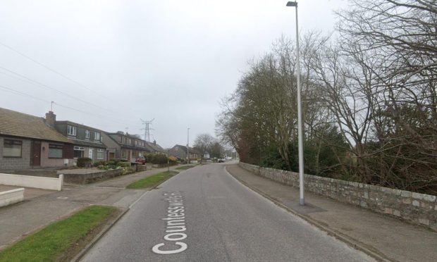 Countesswells Road on Google Maps, where the assault happened