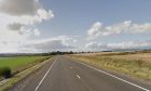 The two-car crash happened on the A834 at Fodderty, between Dingwall and Strathpeffer. Image: Google Street View