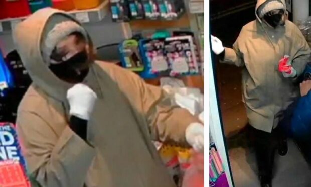 CCTV released in hunt for Aberdeen shop robber