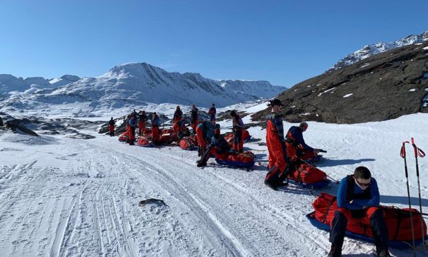 The Bucksburn youngsters will brave temperatures of -25c, ski for miles every day, sleep on the ice, and ward off polar bears. Image: Polar Academy