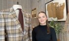 Buckie student Lois Cowie now has her sports jacket displayed in the Huntsman store. Image: Heriot Watt University