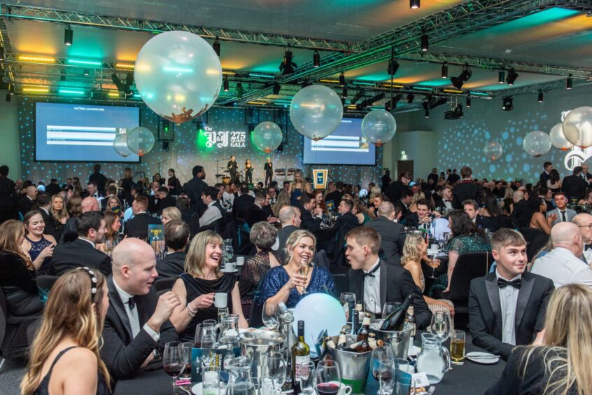 All smiles at the P&J 275 Charity Gala at P&J Live. Image: Jason Hedges/DC Thomson
