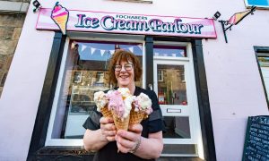 Sheila Gray outside her award-winning parlour. All images: Jason Hedges/DC Thomson