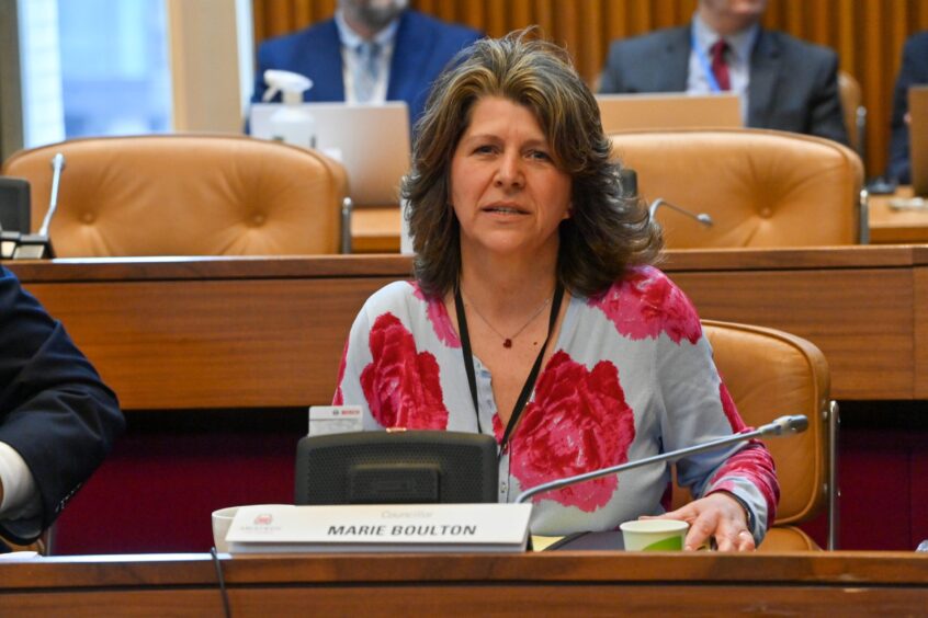 Councillor Marie Boulton wanted the bus bypasses removed from plans for Aberdeen city centre bike lanes. Image: Kenny Elrick/DC Thomson