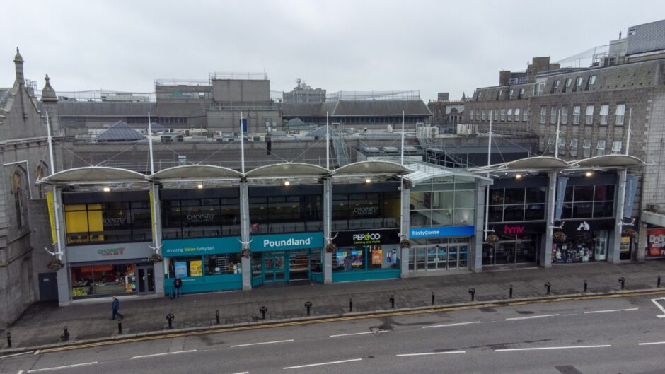 The Trinity Centre would have great views overlooking Union Street if a rooftop bar was incorporated. Image: Kenny Elrick/DC Thomson