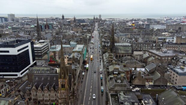 Union Street from Above.