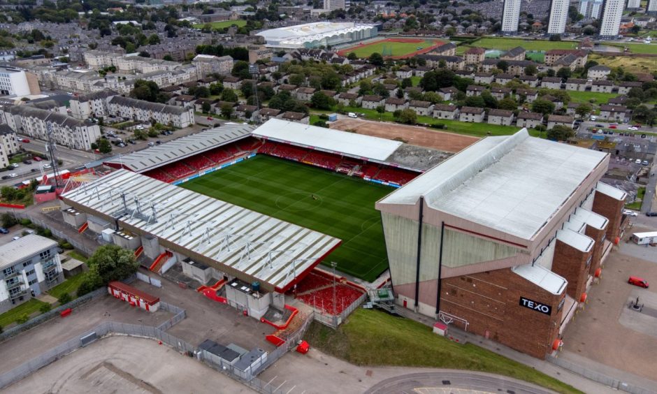 Mr Steppie said he only heard anti-Catholic slurs at Pittodrie when Aberdeen played Celtic. Image: Kenny Elrick/DC Thomson