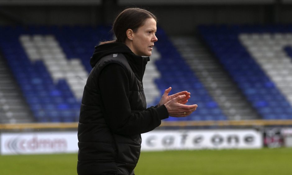 Caley Thistle Women manager Karen Mason.