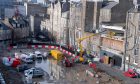 Images reveal demolition work at the old Aberdeen BHS getting under way.