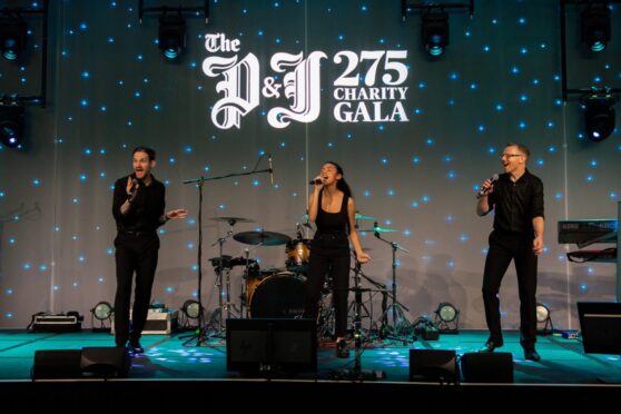 Some of the entertainment on offer at 275 Charity Gala at P&J Live, on February 2.
Image: Kath Flannery/DC Thomson